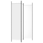 Romdeler 3 Paneler Hvit 150X200 Cm Stoff