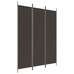 Romdeler 3 Paneler Brun 150X200 Cm Stoff