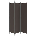 Romdeler 3 Paneler Brun 150X200 Cm Stoff