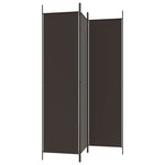Romdeler 3 Paneler Brun 150X200 Cm Stoff