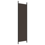 Romdeler 3 Paneler Brun 150X200 Cm Stoff