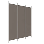 Romdeler 3 Paneler Antrasitt 150X200 Cm Stoff