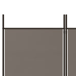 Romdeler 3 Paneler Antrasitt 150X200 Cm Stoff