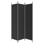 Romdeler 3 Paneler Svart 150X200 Cm Stoff