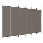 Romdeler Med 6 Paneler Antrasitt 300X200 Cm Stoff
