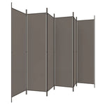 Romdeler Med 6 Paneler Antrasitt 300X200 Cm Stoff