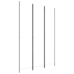 Romdeler 3 Paneler Hvit 150X220 Cm Stoff