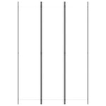 Romdeler 3 Paneler Hvit 150X220 Cm Stoff