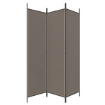 Romdeler 3 Paneler Antrasitt 150X220 Cm Stoff