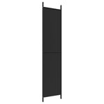 Romdeler 3 Paneler Svart 150X220 Cm Stoff