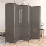 Romdeler Med 6 Paneler Antrasitt 300X220 Cm Stoff