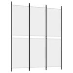 Romdeler 3 Paneler Hvit 150X180 Cm Stoff