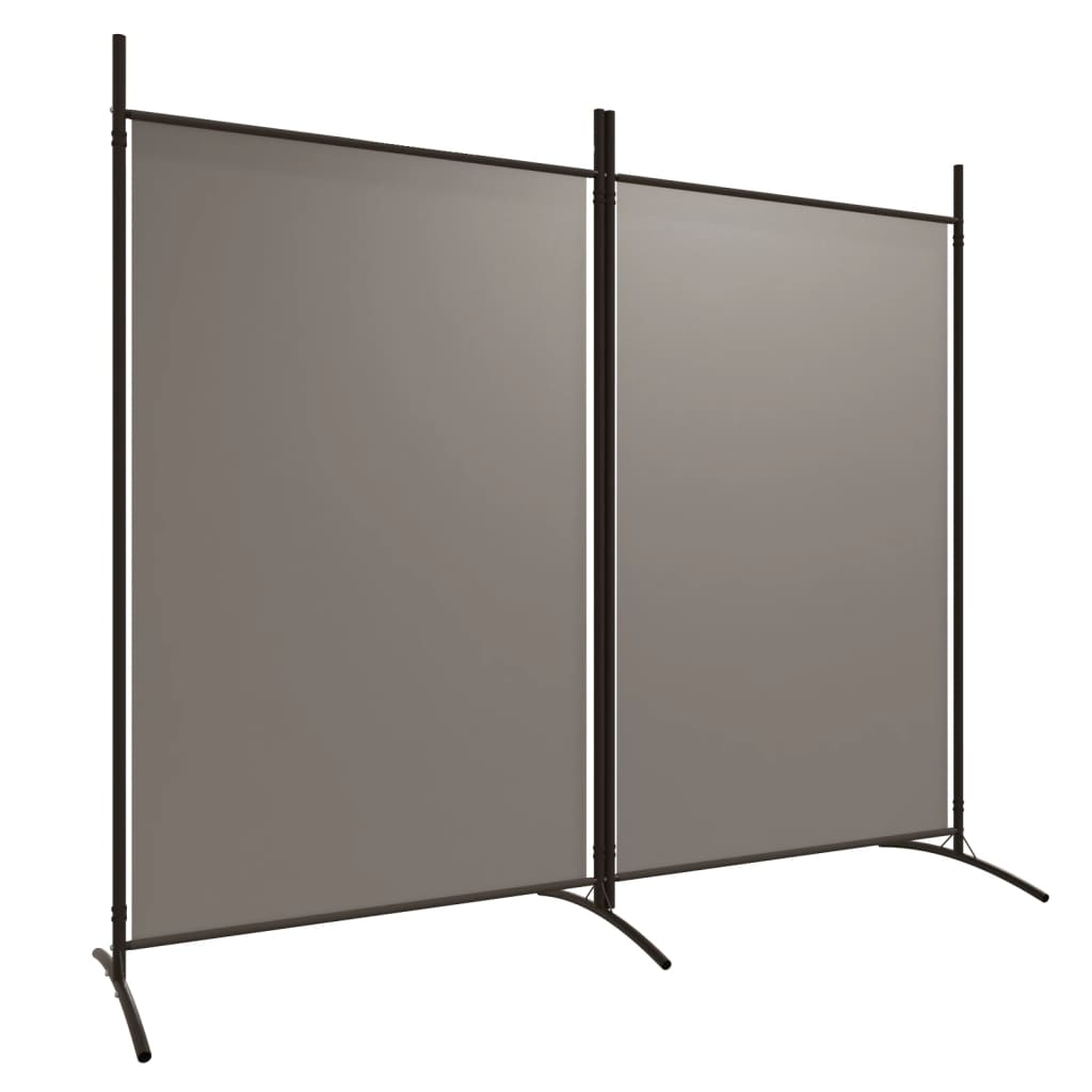 Romdeler Med 2 Paneler Antrasitt 175X180 Cm Stoff