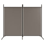 Romdeler Med 2 Paneler Antrasitt 175X180 Cm Stoff