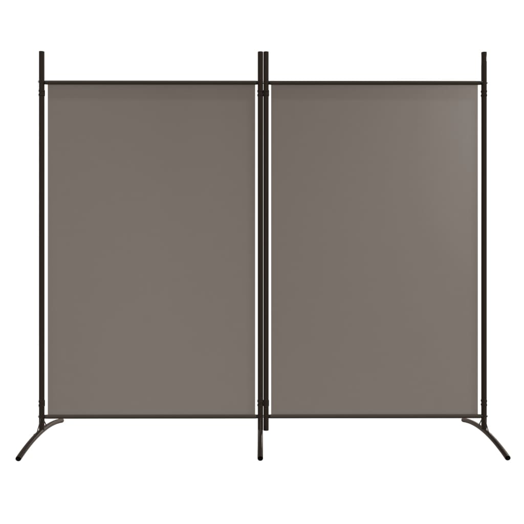 Romdeler Med 2 Paneler Antrasitt 175X180 Cm Stoff