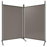 Romdeler Med 2 Paneler Antrasitt 175X180 Cm Stoff