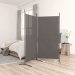 Romdeler Med 2 Paneler Antrasitt 175X180 Cm Stoff