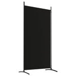 Romdeler Med 2 Paneler Svart 175X180 Cm Stoff
