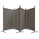 Romdeler 4 Paneler Antrasitt 346X180 Cm Stoff