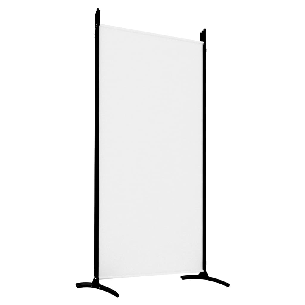 Romdeler Med 5 Paneler Hvit 433X180 Cm Stoff