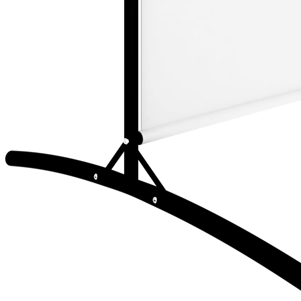 Romdeler Med 5 Paneler Hvit 433X180 Cm Stoff