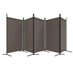 Romdeler Med 5 Paneler Antrasitt 433X180 Cm Stoff