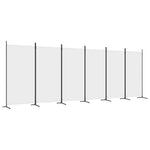 Romdeler Med 6 Paneler Hvit 520X180 Cm Stoff