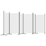 Romdeler Med 6 Paneler Hvit 520X180 Cm Stoff