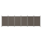 Romdeler Med 6 Paneler Antrasitt 520X180 Cm Stoff