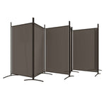 Romdeler Med 6 Paneler Antrasitt 520X180 Cm Stoff