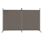 Romdeler Med 2 Paneler Antrasitt 348X180 Cm Stoff