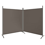 Romdeler Med 2 Paneler Antrasitt 348X180 Cm Stoff