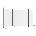 Romdeler 3 Paneler Hvit 525X180 Cm Stoff