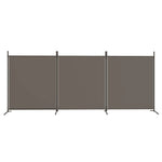 Romdeler 3 Paneler Antrasitt 525X180 Cm Stoff