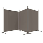 Romdeler 3 Paneler Antrasitt 525X180 Cm Stoff
