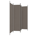 Romdeler 4 Paneler Antrasitt 698X180 Cm Stoff