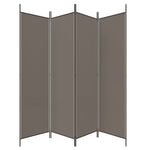 Romdeler 4 Paneler Antrasitt 698X180 Cm Stoff