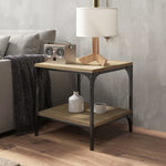 Sidebord 2 Stk Sonoma Eik 40X40X40 Cm Konstruert Tre