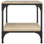 Sidebord 2 Stk Sonoma Eik 40X40X40 Cm Konstruert Tre