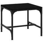 Sidebord 2 Stk Svart 40X40X35 Cm Konstruert Tre
