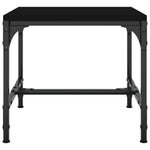 Sidebord 2 Stk Svart 40X40X35 Cm Konstruert Tre