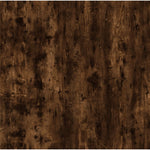 Sidebord 2 Stk Røkt Eik 40X40X35 Cm Konstruert Tre
