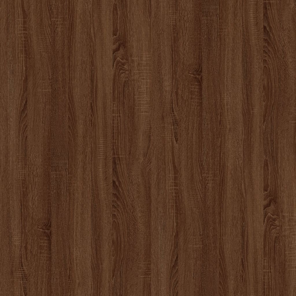 Sidebord 2 Stk Brun Eik 40X40X35 Cm Konstruert Tre