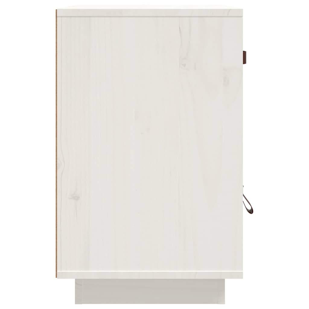 Nattbord Hvit 40X34X55 Cm Heltre Furu