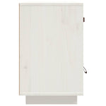 Nattbord Hvit 40X34X55 Cm Heltre Furu