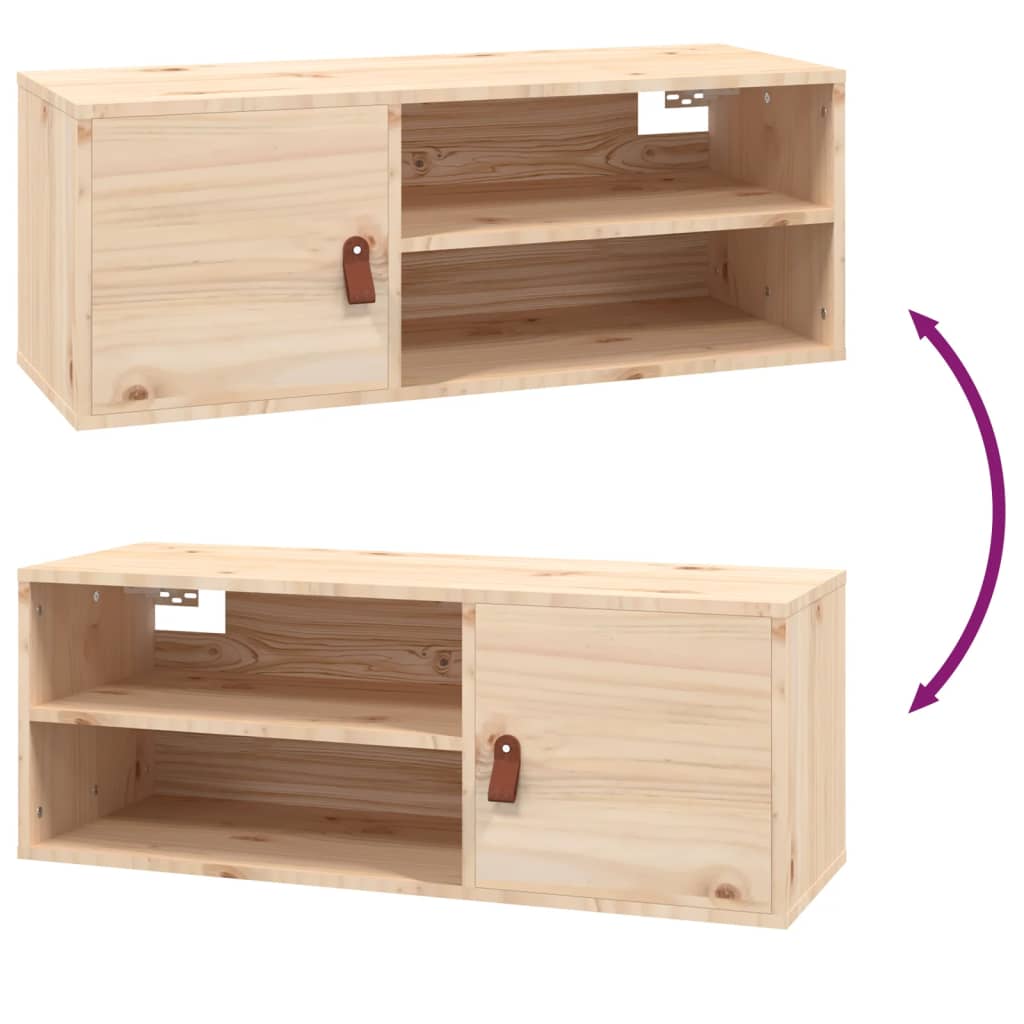 Veggskap 80X30X30 Cm Heltre Furu