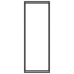 Vedhylle Matt Svart 80X28X222 Cm Stål