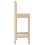 Barstoler 2 Stk 40X41,5X112 Cm Heltre Furu