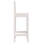Barstoler 2 Stk Hvit 40X41,5X112 Cm Heltre Furu