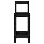 Barstoler 2 Stk Svart 40X41,5X112 Cm Heltre Furu